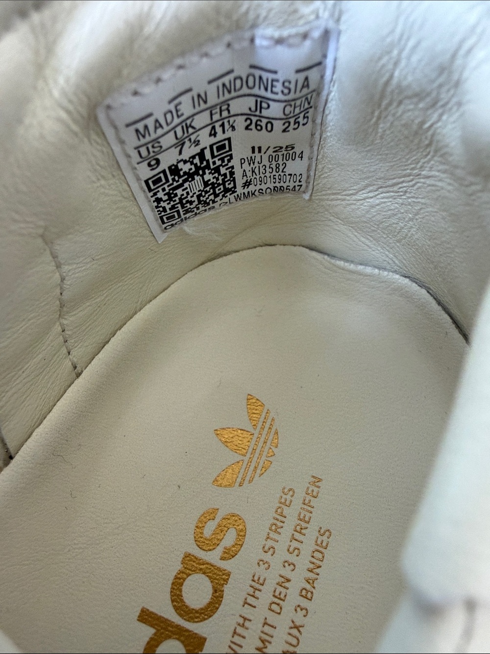 adidas Taekwondo Mei Cream Woven Ballet Flats with Ribbon Ties - Picture 4 of 8